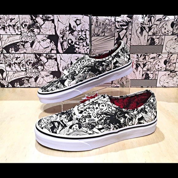 Vans Shoes - HP 🎈🎉Vans Marvel Authentic Superhero Women’s New